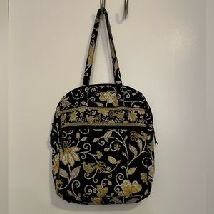 Vera Bradley Zip Top Tote Bag - Yellow Bird Print